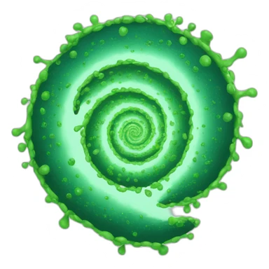 algae swirl sticker