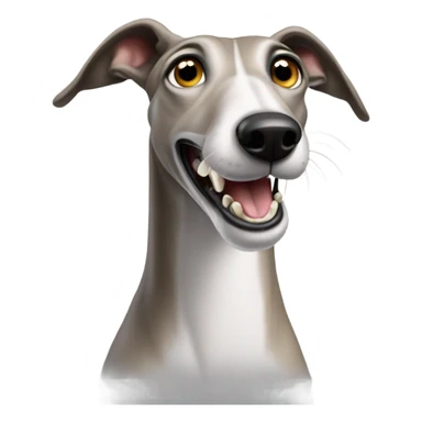 Greyhound saying duuuude sticker