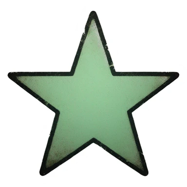 grunge star symbol sticker