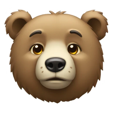 un ours qui est triste sticker