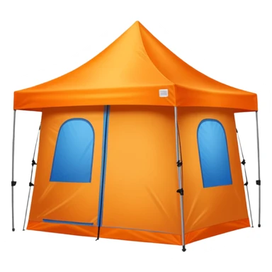 spray tan tent sticker