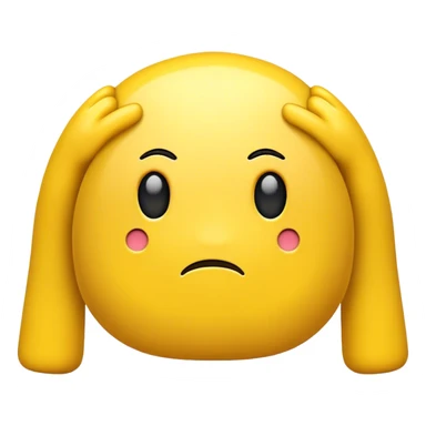 Shrug emoticon sticker