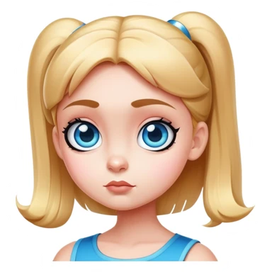 Powerpuff girl bubbles sticker
