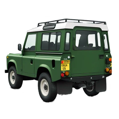 A green discovery 2 Td5 (land rover)  sticker