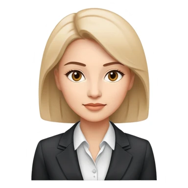 ceo woman confidently wears smart business attire sticker