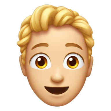 Crée-moi un emoji avec des cœurs dans les yeux comme les iPhone sticker