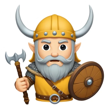 bana kick yayınları için sakallı sarışın viking abonelik rozeti oluştur ekipmanları tahta olsun sticker