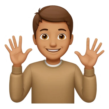 Mano asiendo seña de s sticker