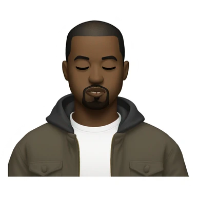 Kanye west smoking  sticker
