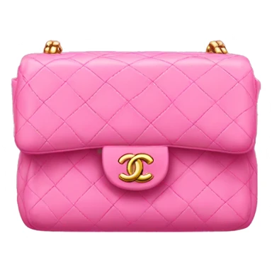 pink chanel flap bag sticker