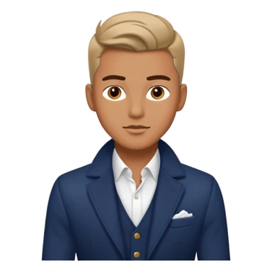 male fashion model sticker