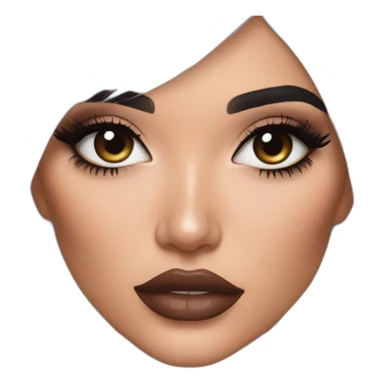 Kylie Jenner do her makeup sticker