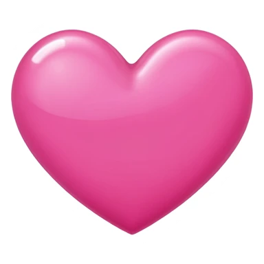 Pink heart letter sticker