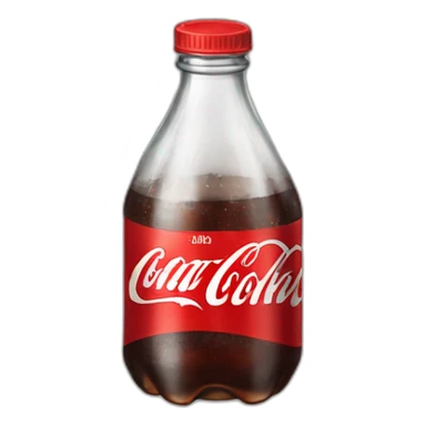 A bottle of coke sticker