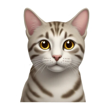 кошка милая розовая  sticker