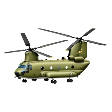 CH-47 Chinook Helicopter - boeing sticker