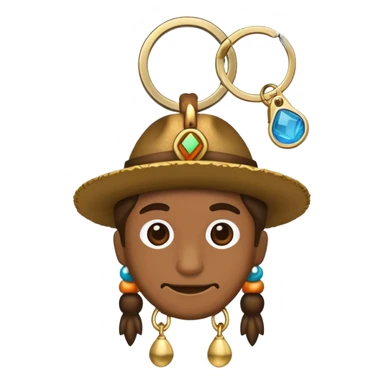 Carribeaner keychain sticker