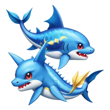 Vaporeon-Molotov-Sharpedo-Kyogre-Pokémon-Fakémon-creature sticker