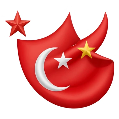 Gokturk khagante flag emoji sticker