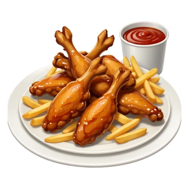 Wing stop meal  sticker