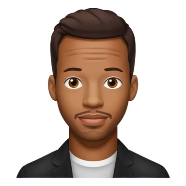 Marlon Wayans with dark brown hair sticker