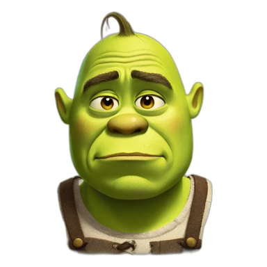 sad shrek sticker