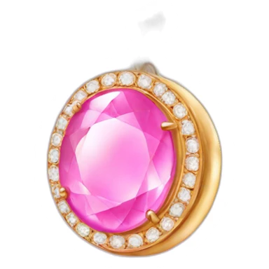 Pink jewelry sticker