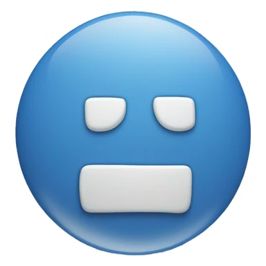  Circle blue with a check mark white in the middle sticker