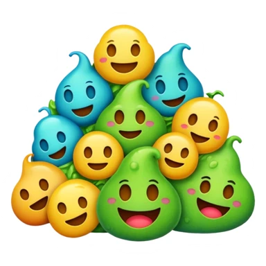 All the gross emojis combined sticker