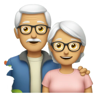 grandparents are gardens with plants sticker