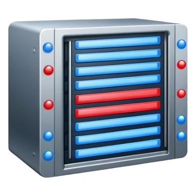 data server rack with blinking lights sticker