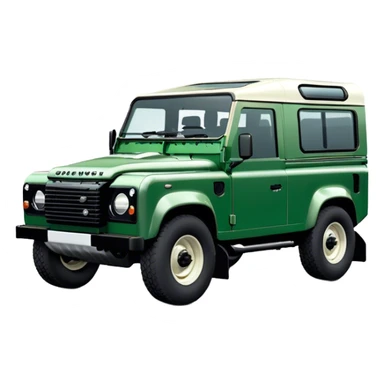 Land Rover Defender - Land Rover (Model Year: 2022) (Iconic colour: Green) sticker