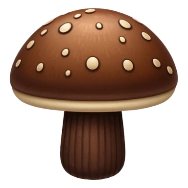Chocolate Mushroom Shape sticker