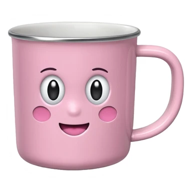 Quiero una taza de la marca standly de color rosa pastel sticker