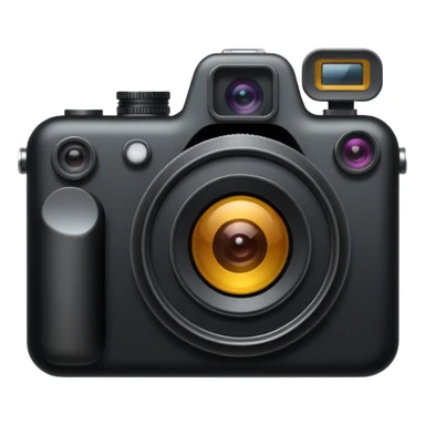 photo camera device sticker