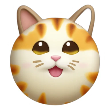butternut rice cake mochi cat sticker