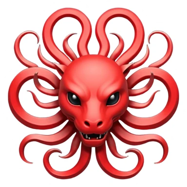 Can you generate me a emoji flag of the fictional world war two team hydra from Captain America? Can you make it the exact logo from the movie? TAKE AN EXACT COPY FROM THE MOVIE sticker