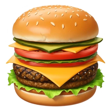 Kapibara burger sticker