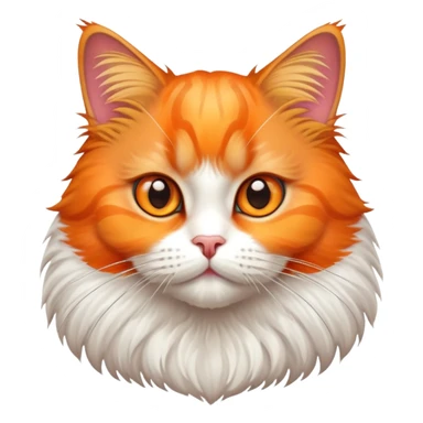 mandarin cat sticker