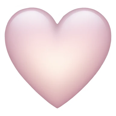 Pale frozen light pink heart sticker