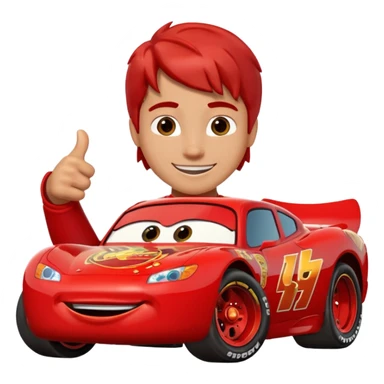 thumbs up mcqueen sticker