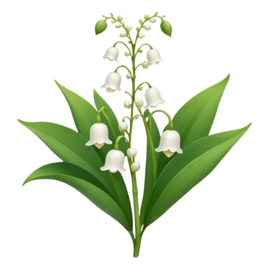 lily of the valley  sticker
