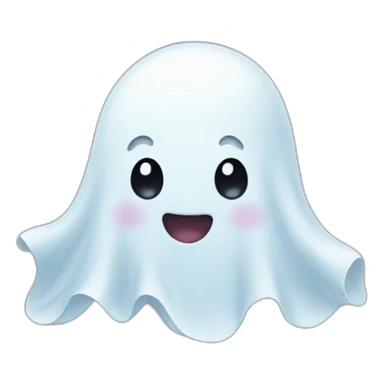 Kawaii ghost sticker