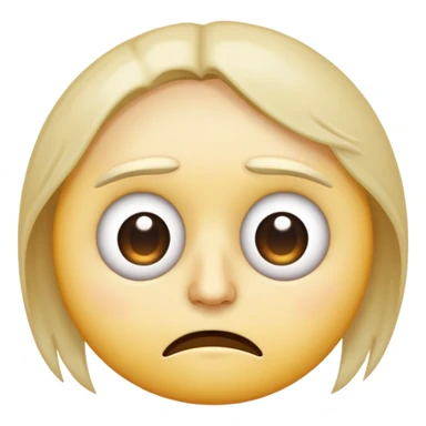 Emoji with eyebags and dark circles, and it looks tired sticker
