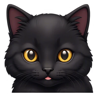 Black kittens sticker