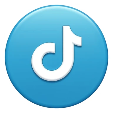 Verificación azul de tiktok sticker