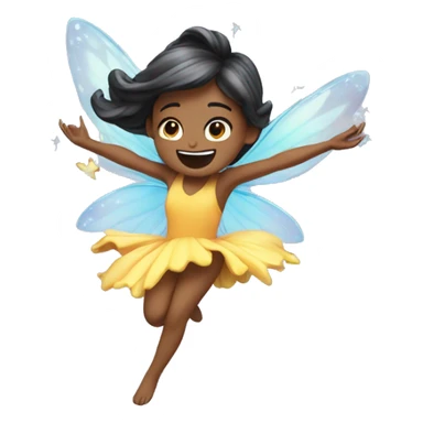 fairy dust falling sticker