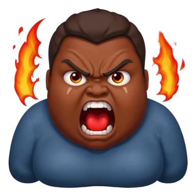 gum tsion emoji very not nice rude shouting ragebaiter fat ugly fat  sticker