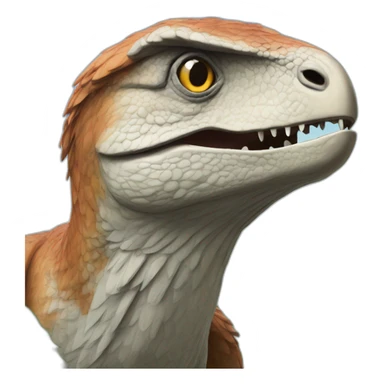 raptor jurassik-park sticker