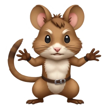Degu playing brawlstars sticker